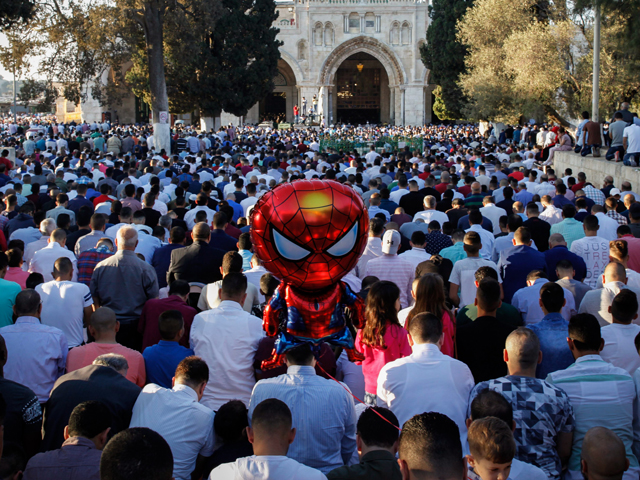 Ид аль-Адха на Храмовой горе в Иерусалиме. 1 сентября 2017 года