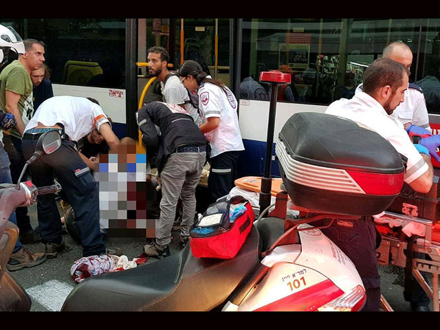 На улице Аленби в Тель-Авиве автобус сбил электровелосипедиста  
