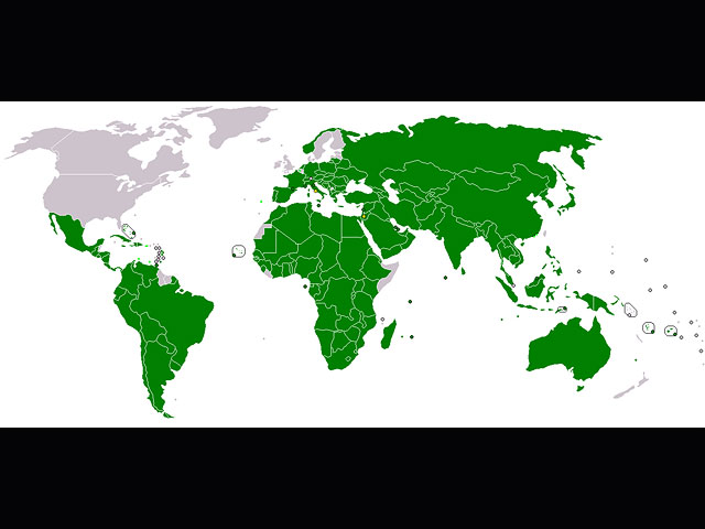 Страны, входящие в состав  Всемирной туристической организации (UNWTO)