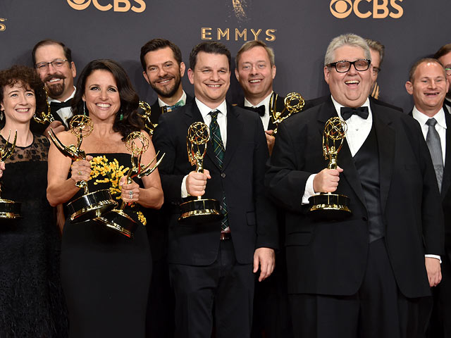 Съемочная группа "Veep" на церемонии Primetime Emmy Awards