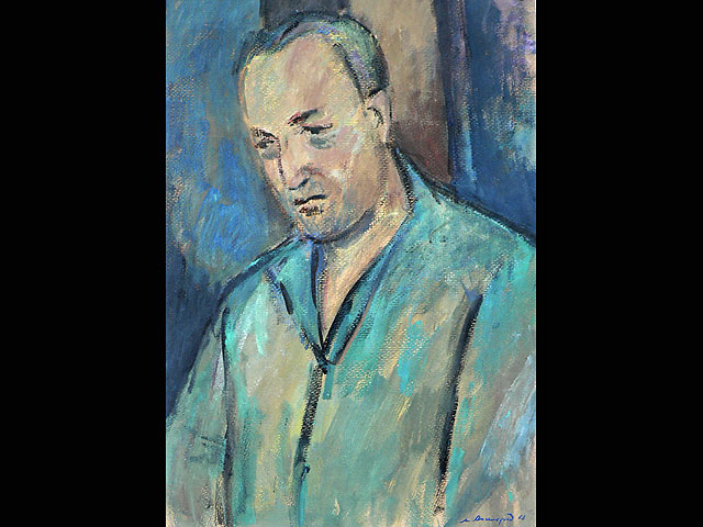 Портрет Александра Печерского кисти Меера Аксельрода, 1968