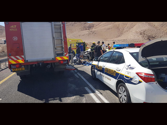 ДТП возле Кирьят-Малахи: двое погибших, трое пострадавших