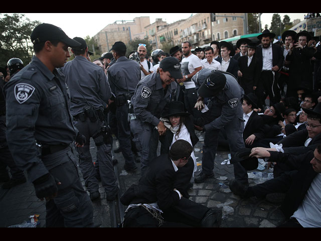 День Гнева ультраортодоксальной общины: беспорядки в Иерусалиме  