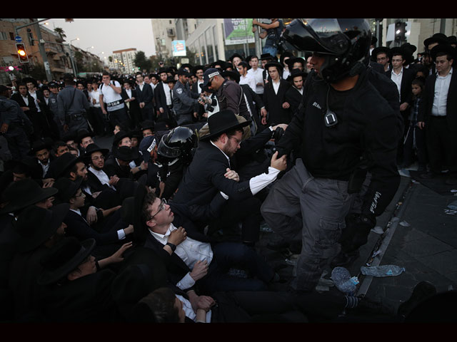 День Гнева ультраортодоксальной общины: беспорядки в Иерусалиме  