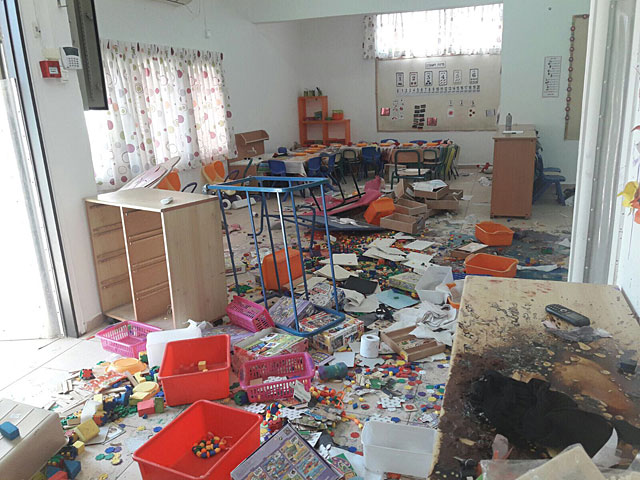 Две девочки разгромили детский сад в Кирьят-Гате  