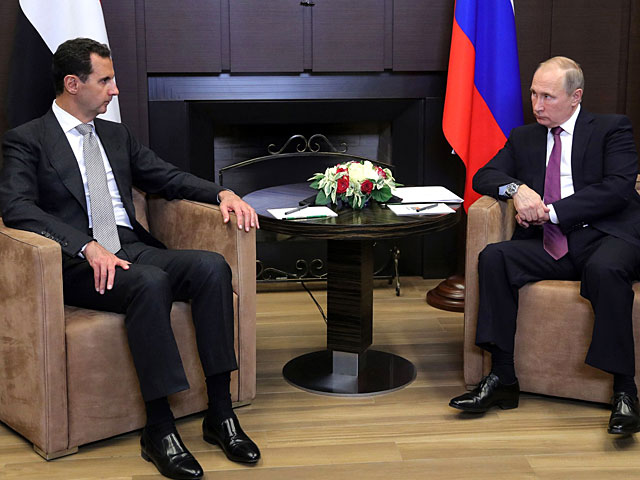 Встреча Владимира Путина с Башаром Асадом
