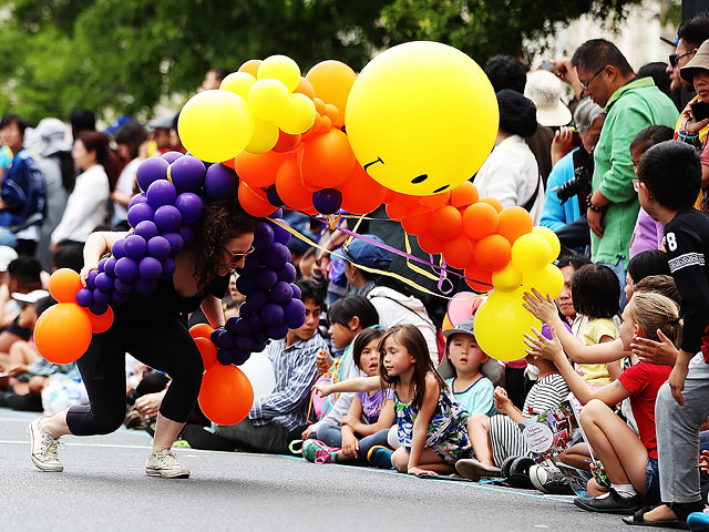 Рождественский парад в Окленде
