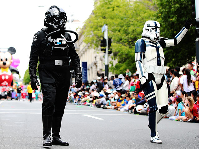 Рождественский парад в Окленде