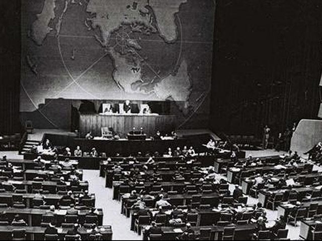 Заседание Генеральной Ассамблеи ООН. 29 ноября 1947 года