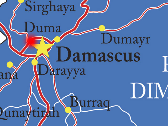 На карте отмечен населенный пункт Джамрая