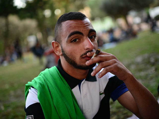 Акция за легализацию марихуаны в Тель-Авиве