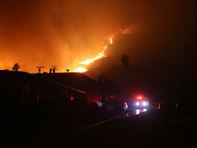 Лесные пожары в Южной Калифорнии: апокалипсис в Вентуре