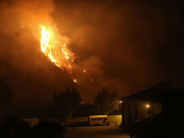 Лесные пожары в Южной Калифорнии: апокалипсис в Вентуре
