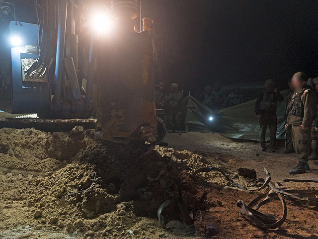 ЦАХАЛ уничтожил туннель террористов на границе с Газой  