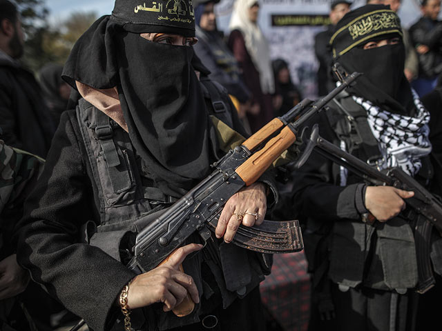 Террористки "Исламского джихада" в Газе поклялись мстить Израилю и США