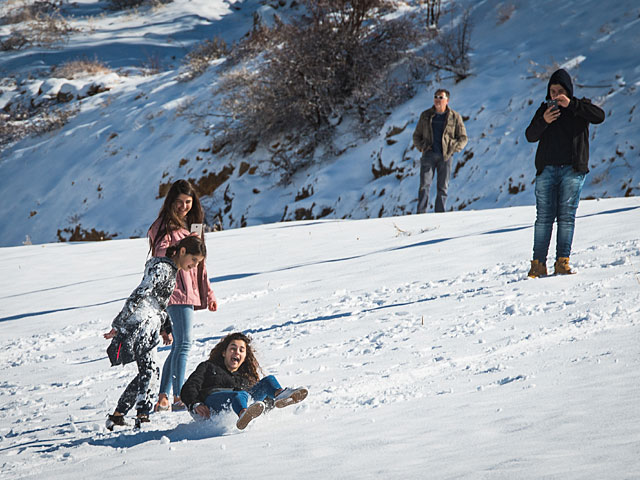Снежное Рождество на Хермоне, но горнолыжный сезон не открыт  