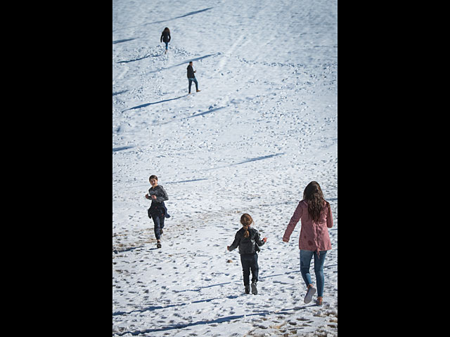 Снежное Рождество на Хермоне, но горнолыжный сезон не открыт  