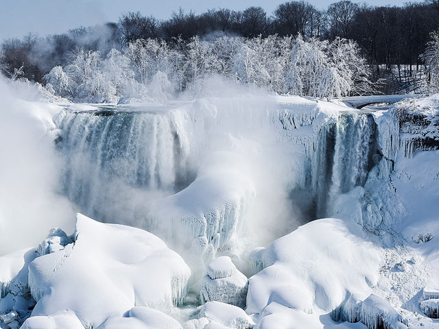 Ниагарский водопад зимой (прошлые годы)   