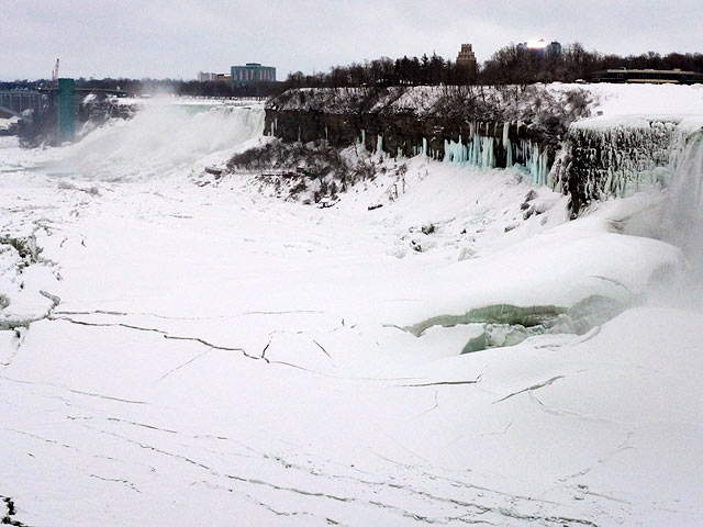 Ниагарский водопад зимой (прошлые годы)   