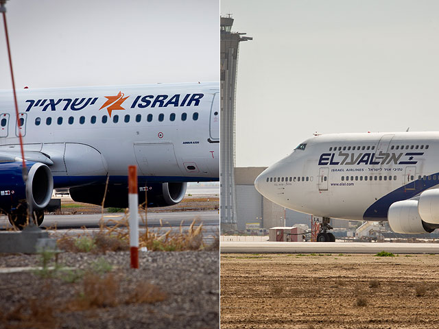 Заморожено слияние авиакомпаний "Эль-Аль " и "Исраэйр"  