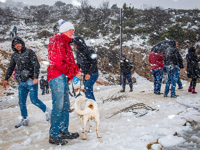 В Израиле начался третий зимний шторм: ожидаются снегопады в горных районах  