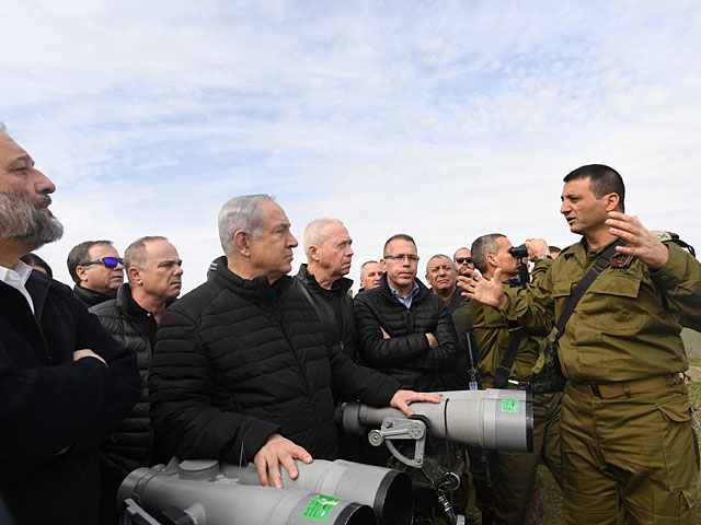 Члены военно-политического кабинета посетили северную границу Израиля  