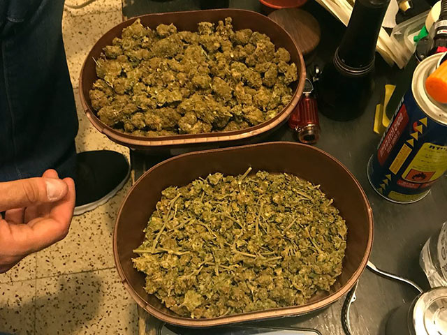 В квартире в Яффо изъяты 20 килограмм марихуаны  