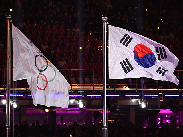 Церемония закрытия Зимней Олимпиады в Корее