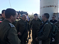 Представители командования ЦАХАЛа на месте теракта. 17 марта 2018 года