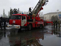 На месте пожара в Кемерово      