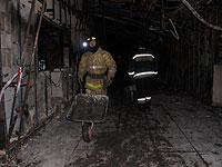 На месте пожара в Кемерове