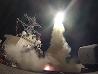 Пуски американских крылатых ракет по целям в Сирии 7 апреля 2017 года