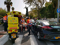 В Иерусалиме автомобиль сбил девушку