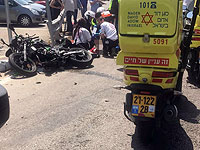 В Тель-Авиве автобус сбил мотоциклиста