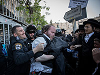 Акция протеста ультраортодоксов в Иерусалиме: ранены четверо полицейских