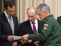 Башар Асад, Владимир Путин и Сергей Шойгу   