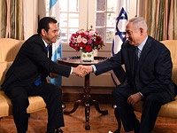 Президент Гватемалы Джимми Моралес и премьер-министр Израиля Биньямин Нетаниягу