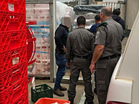 Полиция конфисковала полторы тонны нелегального мяса в деревне Гуш-Халав  