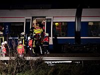 Столкновение поездов в Германии, есть жертвы