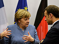 Меркель и Макрон призывают Иран и Израиль "проявлять сдержанность"  