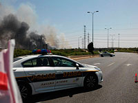 Из-за пожара перекрыты шоссе &#8470;5 и &#8470;40