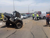 Восемь человек пострадали в ДТП в Ашкелоне и на шоссе &#8470;34