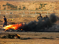 Пресс-служба ЦАХАЛа сообщила о двух очагах беспорядков на границе сектора Газы