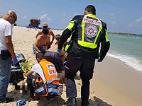 Пожилой мужчина пострадал, купаясь возле пляжа в Ашкелоне