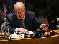 Постпред России Василий Небензя на заседании ООН. Апрель 2018 года