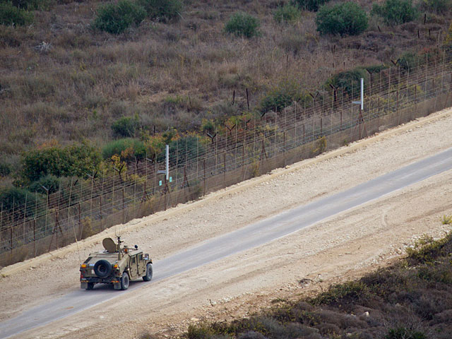 На севере Израиля ливанский автомобиль врезался в пограничный забор