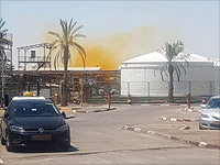 Выброс опасного вещества на заводе Мертвого моря. 15 июня 2018 года
