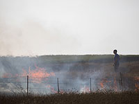 Горящий воздушный змей вновь привел к пожару на границе с Газой  