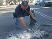 На месте падения ракеты. 20 июня 2018 года