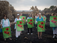 "Высаживать надежду": около границы с Газой прошла акция "Женщин за мир". Фоторепортаж